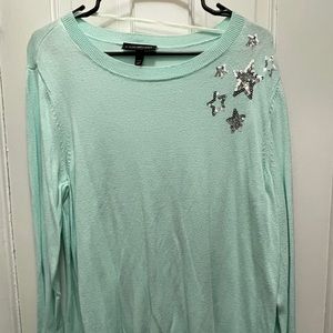 Lane Bryant mint sweater